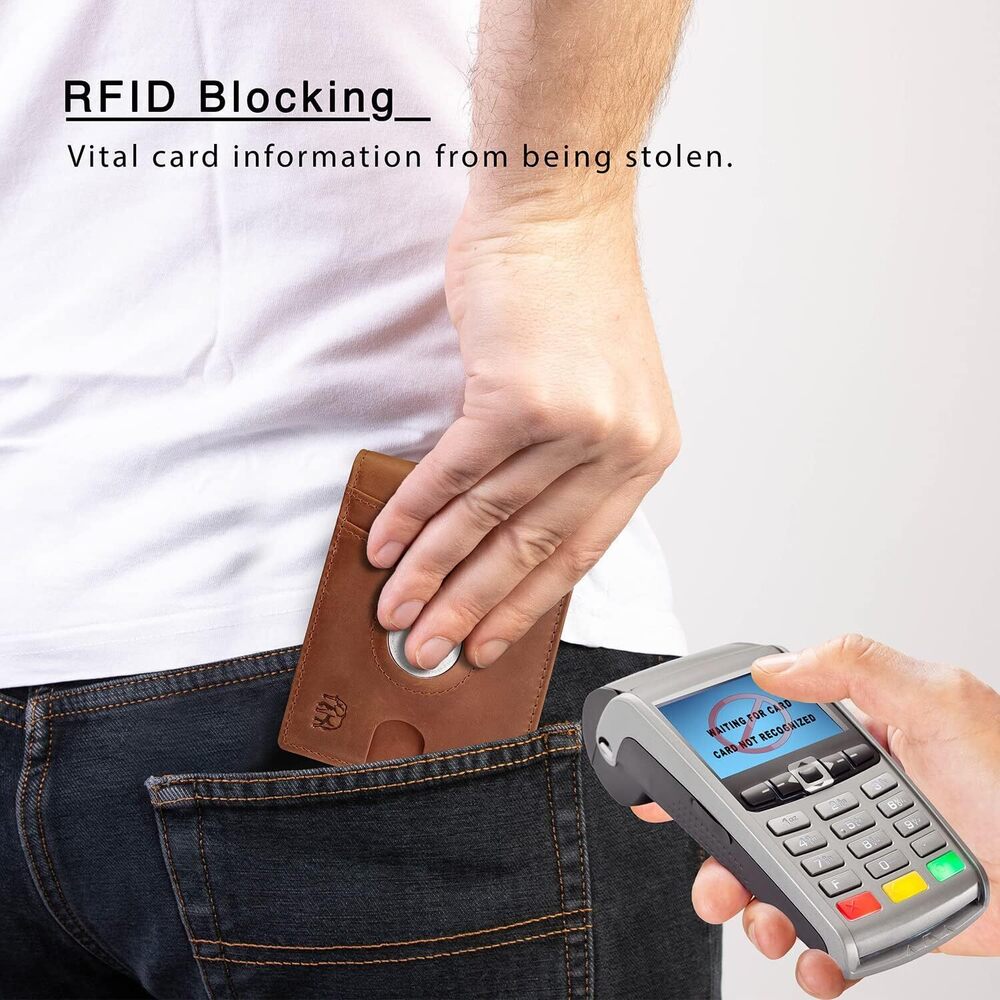 3739 Airtag Wallet | Wallet Airtag Holder | Rfid Blocking Wallet View 5